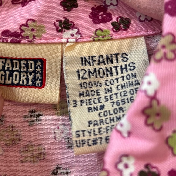 Faded Glory - 3 Piece Outfit Set - Picture 8 of 8